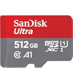 SANDISK Extreme microSDXC card 1TB +SD adapter (microSD card for